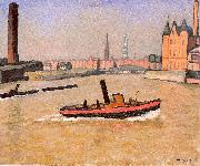 Marquet, Albert The Port of Hamburg oil